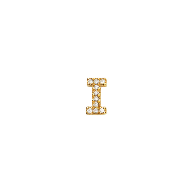 Letter I Charm
