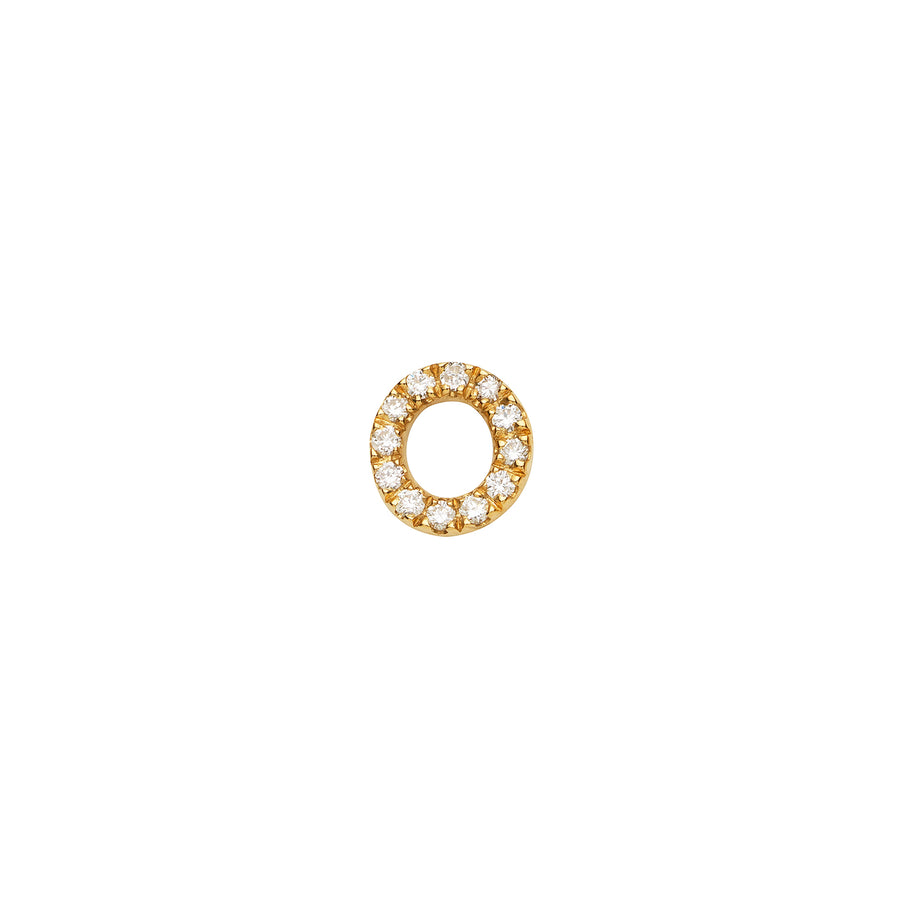 Loquet Diamond Letter O Charm - Charms & Pendants - Broken English Jewelry