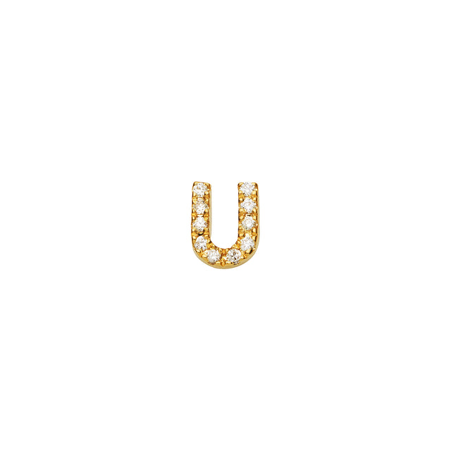 Letter U Charm 
