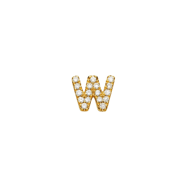 Letter W Charm