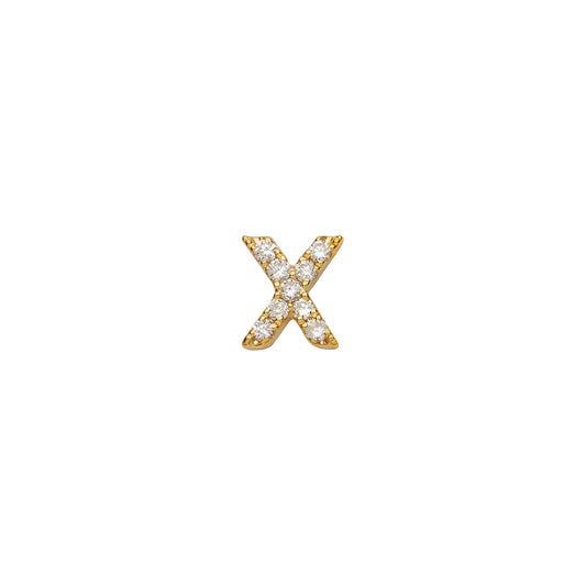 Diamond Letter X Charm - Main Img