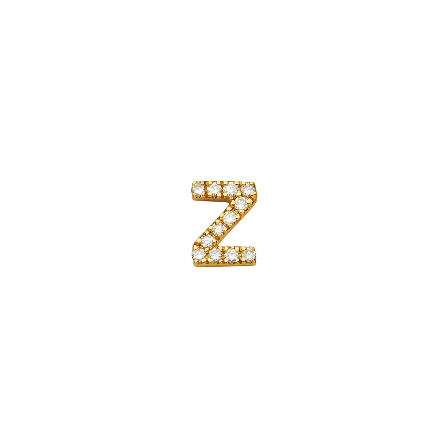 Loquet Diamond Letter Z Charm - Charms & Pendants - Broken English Jewelry