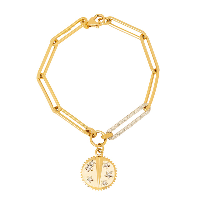 Foundrae Diamond Link Bracelet - Resilience - Broken English Jewelry