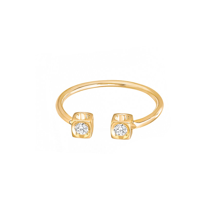 Dinh Van Le Cube Diamant Ring - Gold - Broken English Jewelry