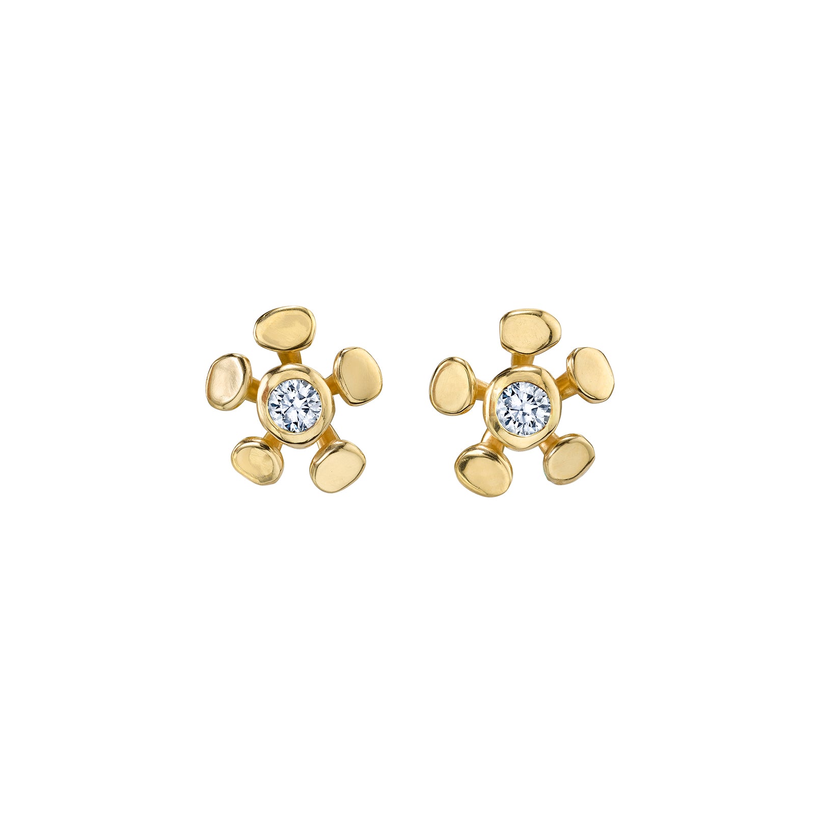 VRAM Chrona Studs - Diamond - Broken English Jewelry