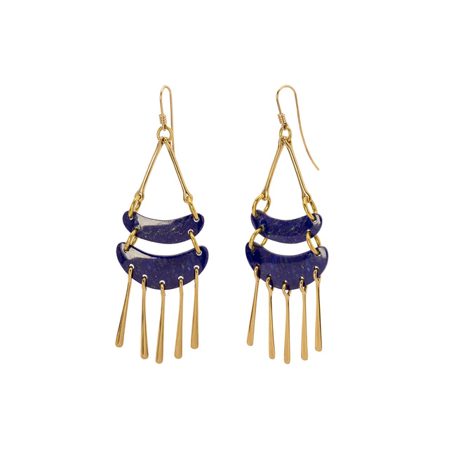 Lisa Eisner Jewelry Fountain Earrings front view