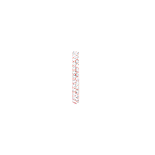 Carbon & Hyde Mega Huggie - Rose Gold - Earrings - Broken English Jewelry