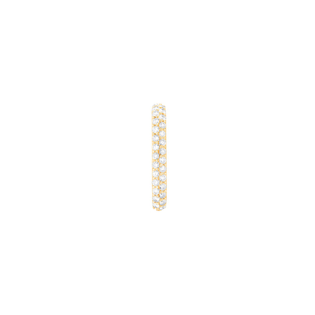 Carbon & Hyde Mega Huggie - Yellow Gold - Earrings - Broken English Jewelry