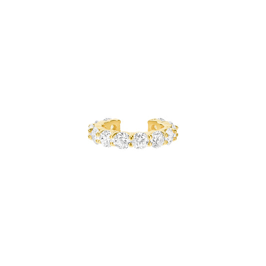 Sparkler Diamond Earcuff - Yellow Gold - Main Img