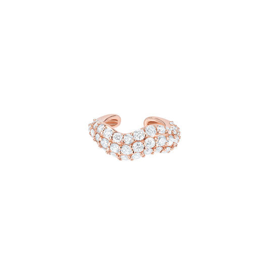 Wave Ear Cuff - Rose Gold - Main Img