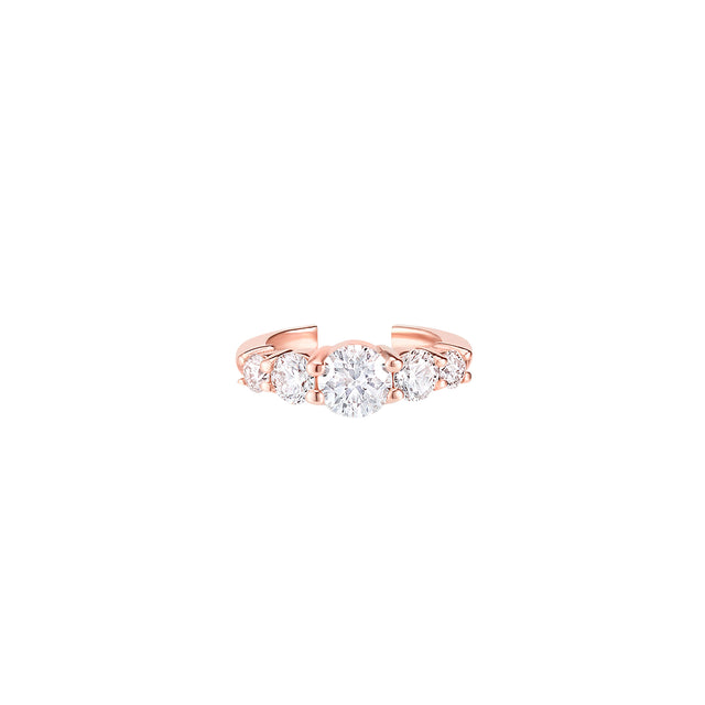 Carbon & Hyde Stardust Ear Cuff - Rose Gold - Earrings - Broken English Jewelry