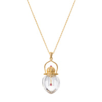 ネックレス・ペンダント ORR Rock Pendant Necklace Sauer Eden Love Potion Necklace - Rock Crystal - Necklaces