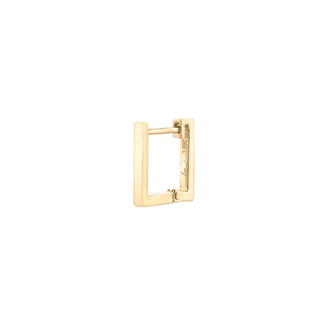 Lizzie Mandler Basic Petit Square Huggie - Earrings - Broken English Jewelry