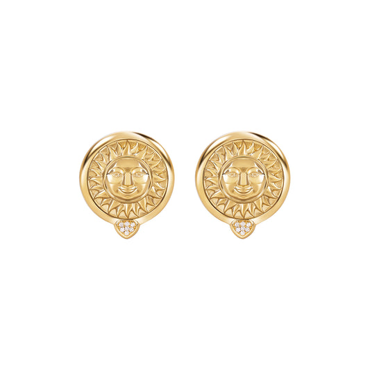 Soleil Stud Earrings - Diamond - Main Img