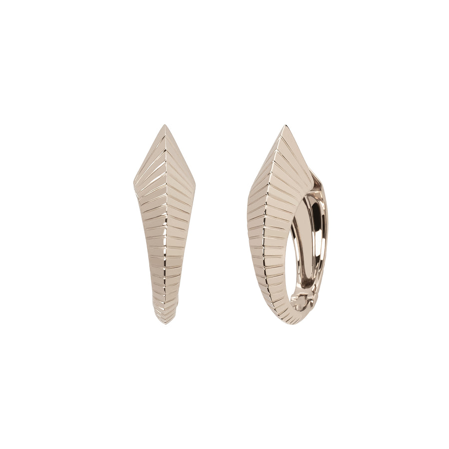 Ara Vartanian Spiral Large Hoops - Earrings - Broken English Jewelry