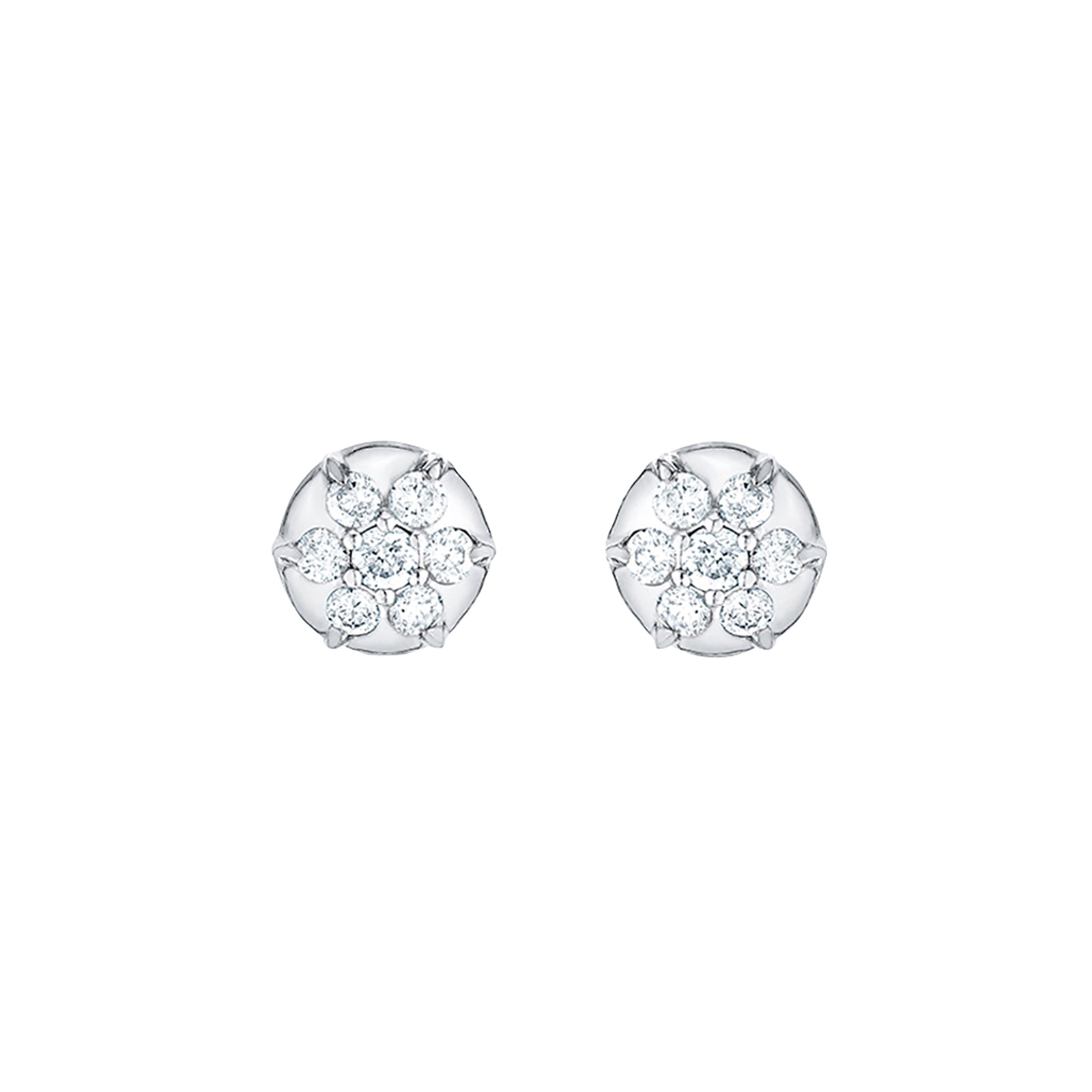 Carbon & Hyde Elixir Studs - White Gold - Broken English Jewelry