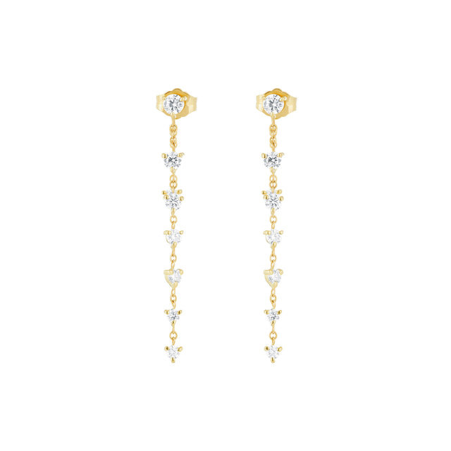 Carbon & Hyde Starstruck Earrings - Yellow Gold - Broken English Jewelry