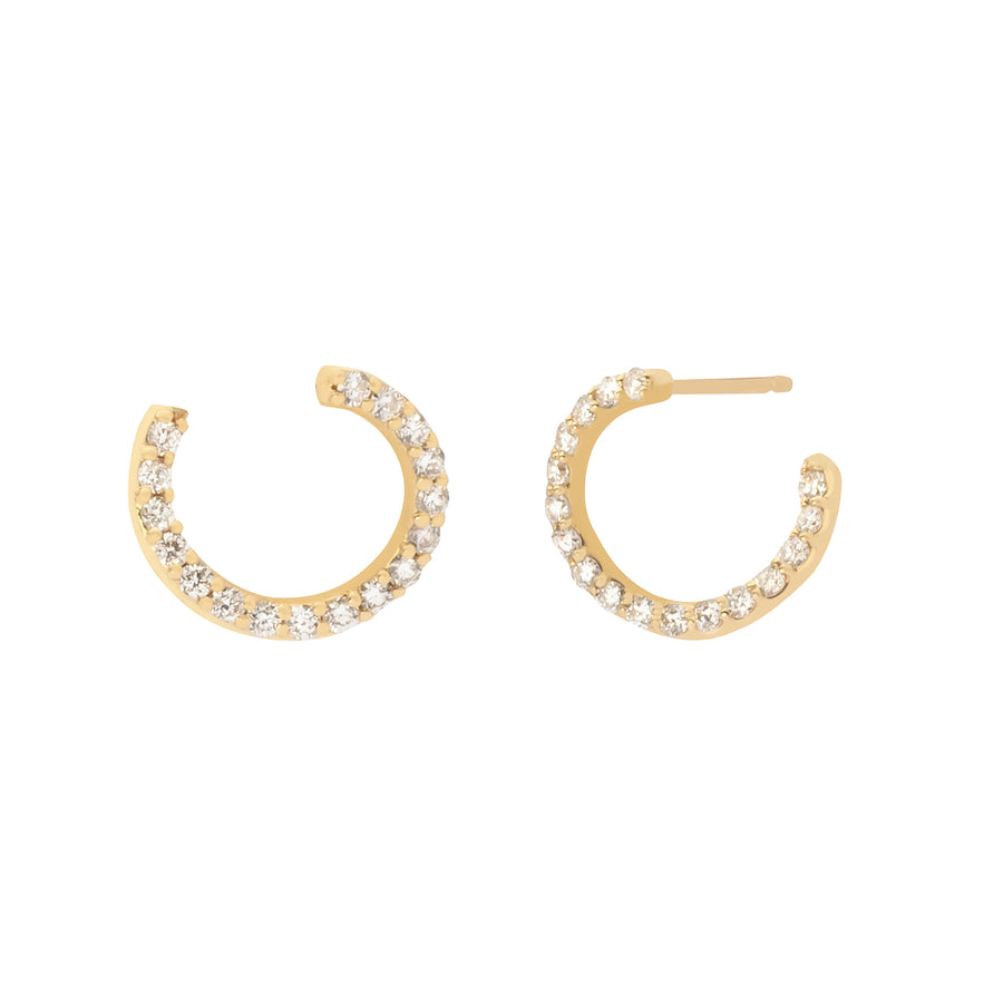 Carbon & Hyde Swirl Earrings - Gold - Broken English Jewelry