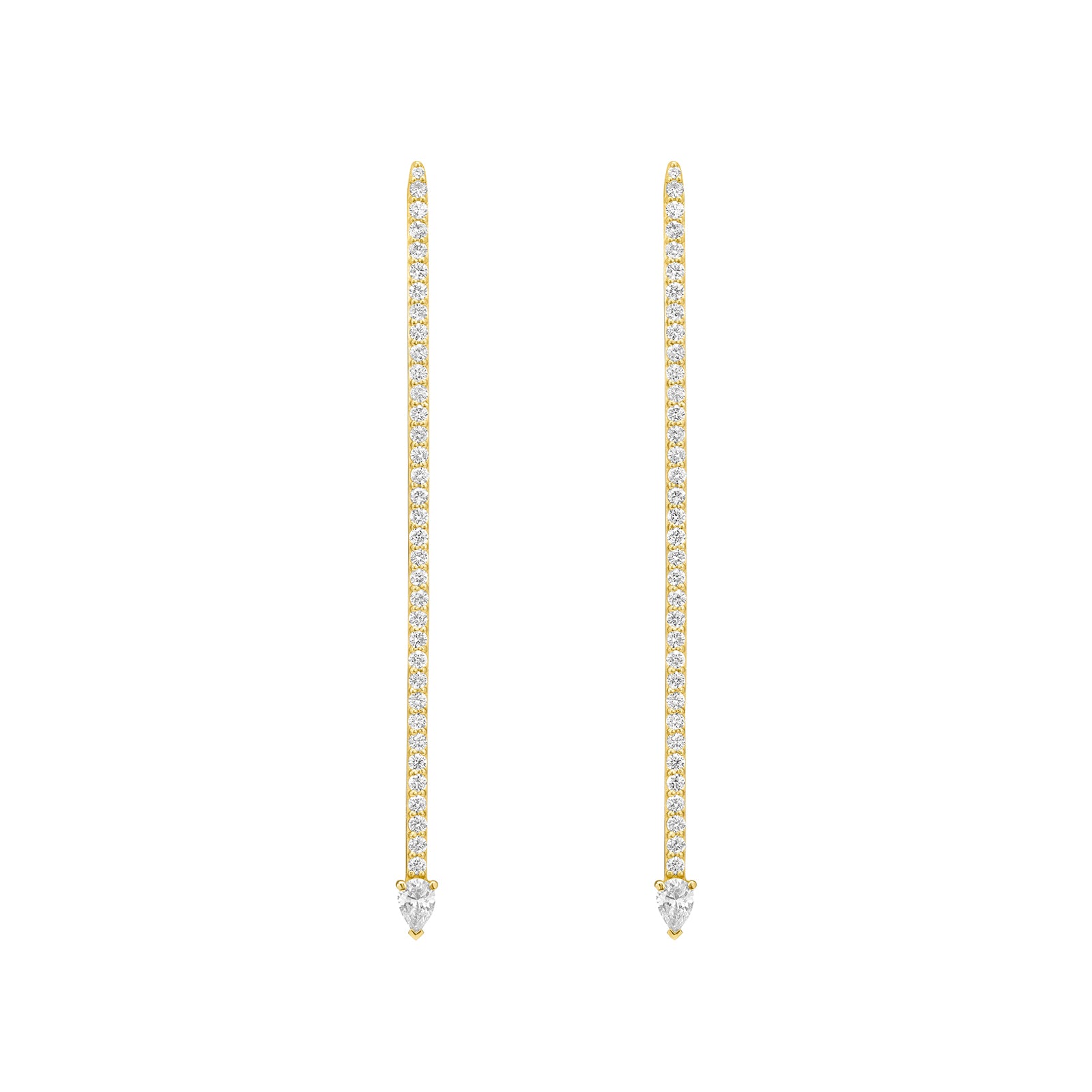 Carbon & Hyde Millo Earrings - Yellow Gold - Broken English Jewelry