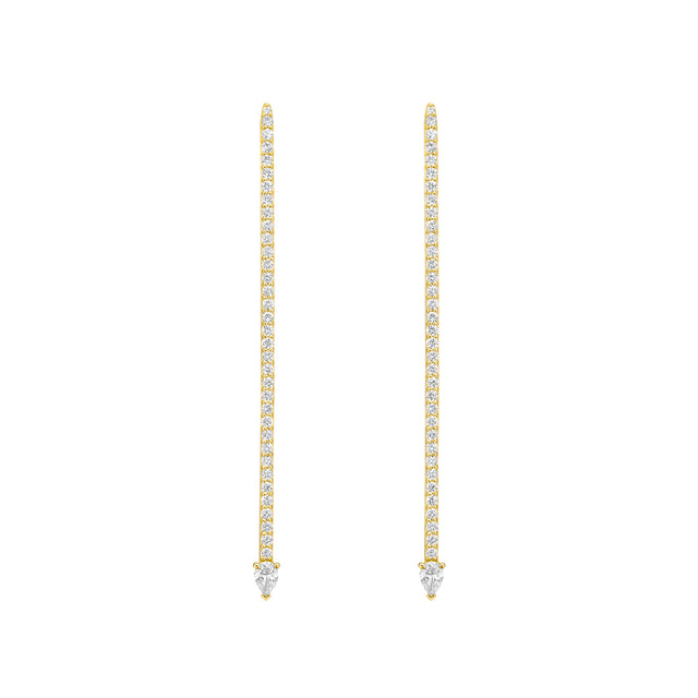 Carbon & Hyde Millo Earrings - Yellow Gold - Broken English Jewelry
