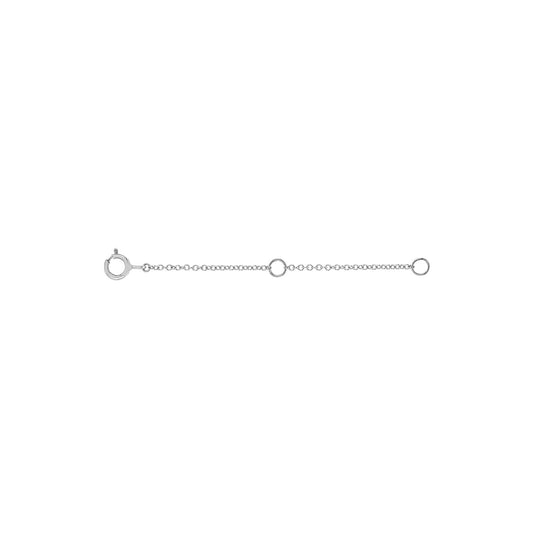 2" Chain Extender - White Gold - Main Img
