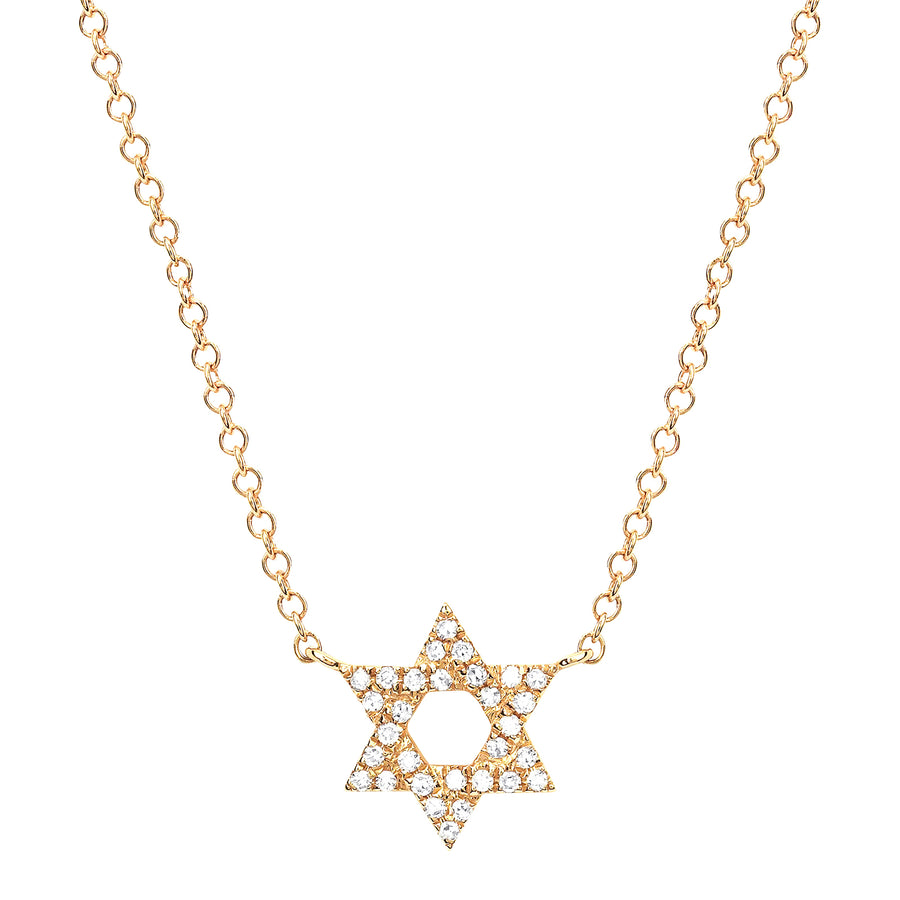 EF Collection Star Of David Necklace - Yellow Gold - Broken English Jewelry