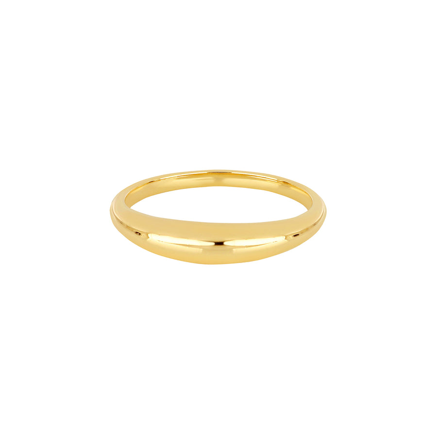 EF Collection Dome Ring - Yellow Gold - Broken English Jewelry
