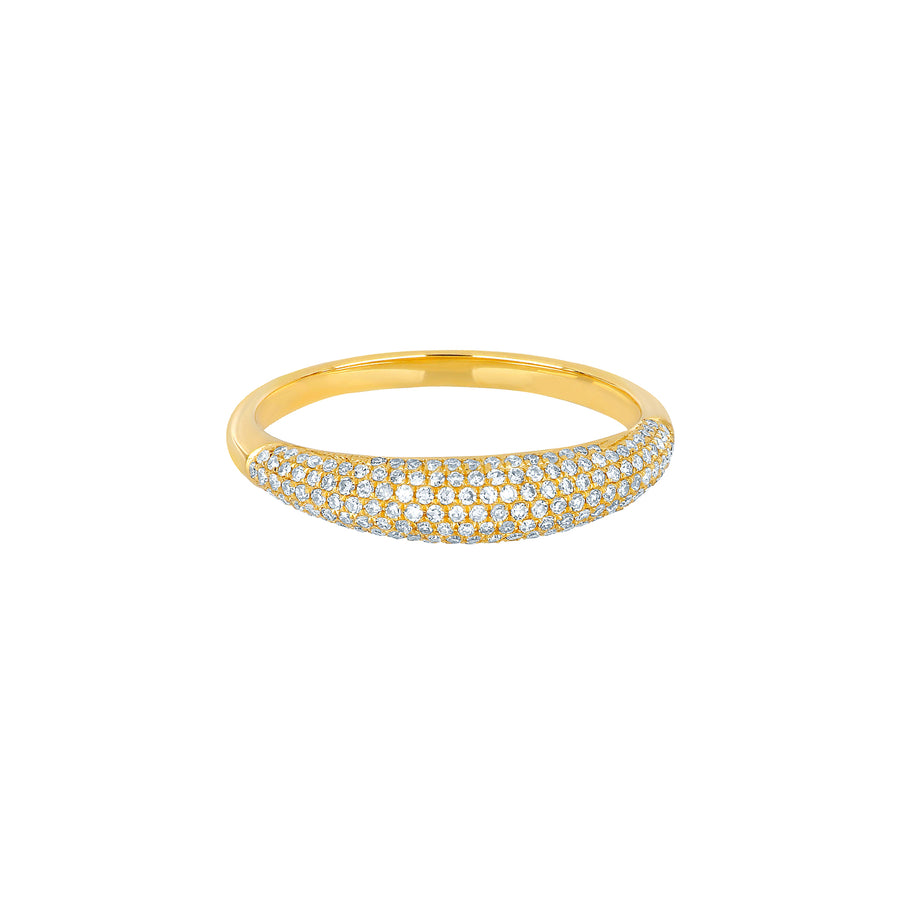 EF Collection Dome Diamond Ring - Yellow Gold - Broken English Jewelry