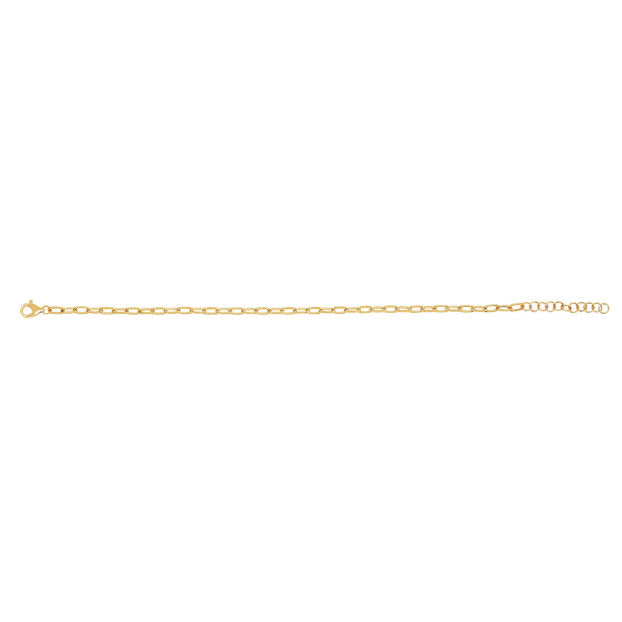 EF Collection Mini Link Bracelet - Yellow Gold - Broken English Jewelry