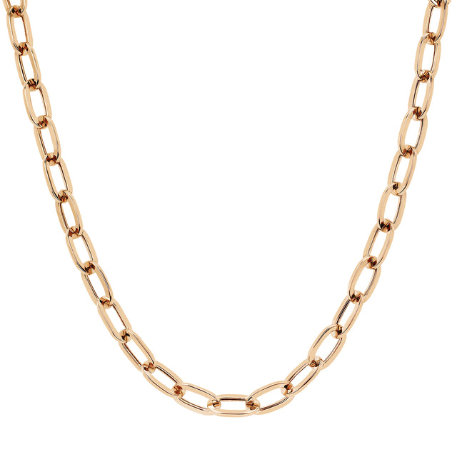 EF Collection Jumbo Link Necklace - Rose Gold - Broken English Jewelry