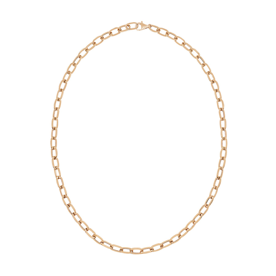 EF Collection Jumbo Link Necklace - Rose Gold - Broken English Jewelry