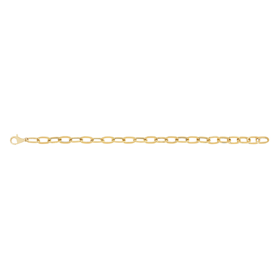 EF Collection Jumbo Link Bracelet - Yellow Gold - Broken English Jewelry