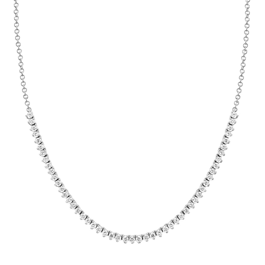 EF Collection Diamond Necklace - White Gold - Broken English Jewelry