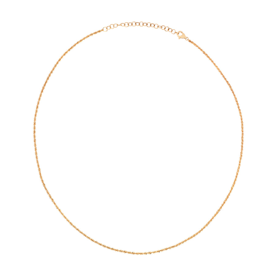 EF Collection Twist Chain Necklace - Yellow Gold - Necklaces - Broken English Jewelry