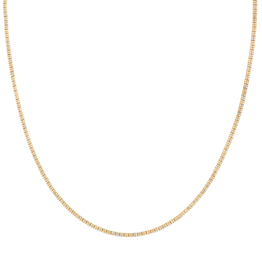EF Collection Margo Diamond Necklace - Yellow Gold - Necklaces - Broken English Jewelry