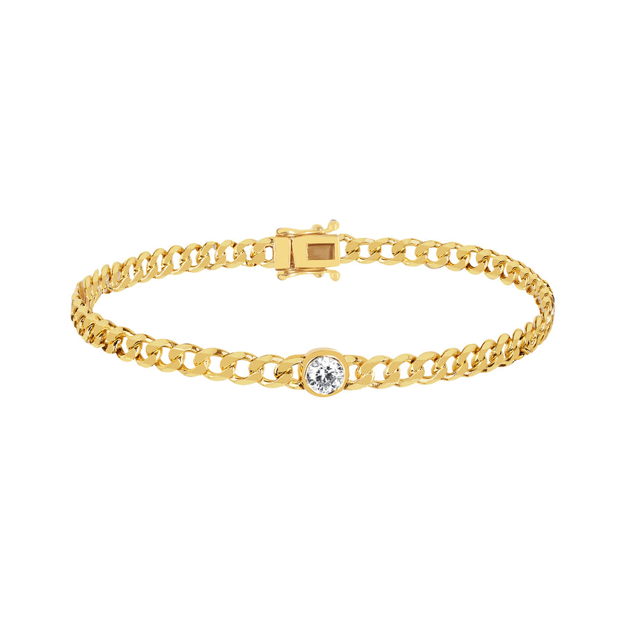 EF Collection Sari Diamond Bracelet - Yellow Gold - Bracelets - Broken English Jewelry