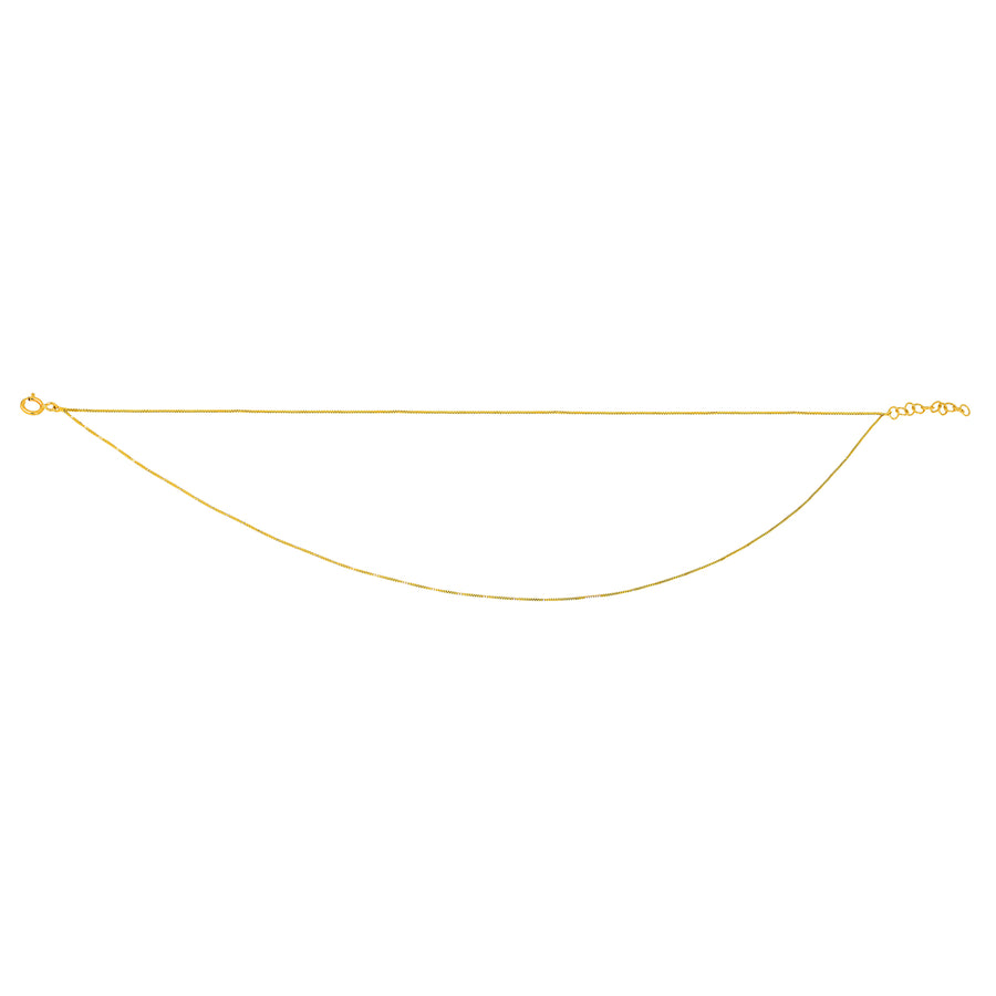 EF Collection Double Strand Liquid Gold Anklet - Yellow Gold - Anklets - Broken English Jewelry