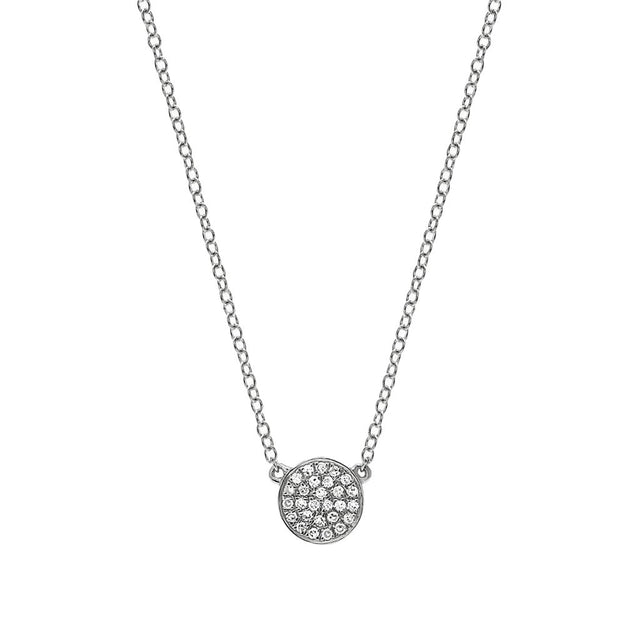 EF Collection Mini Disc Necklace - Broken English Jewelry