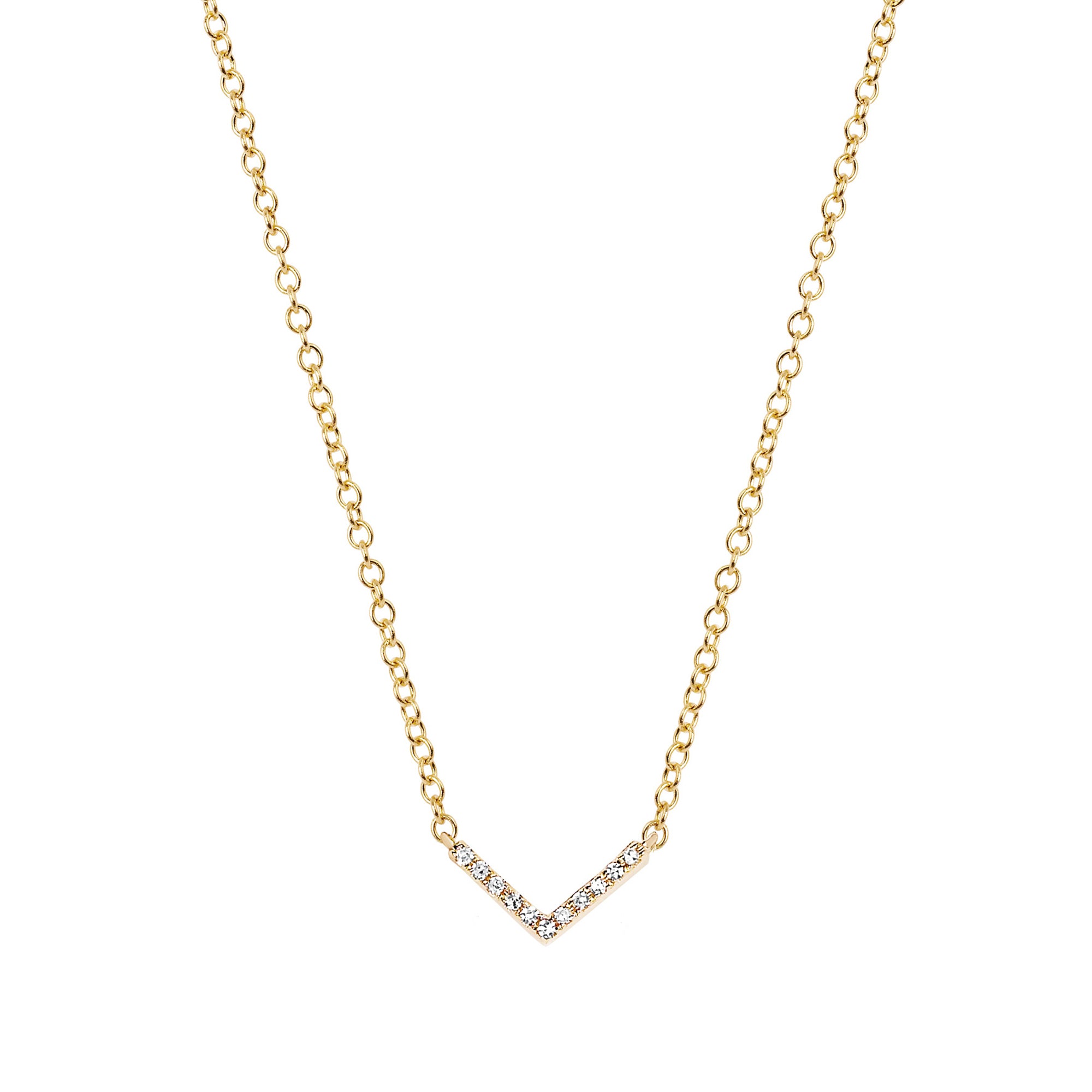 EF Collection Mini Chevron Necklace - Broken English Jewelry
