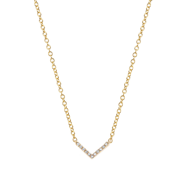 EF Collection Mini Chevron Necklace - Broken English Jewelry