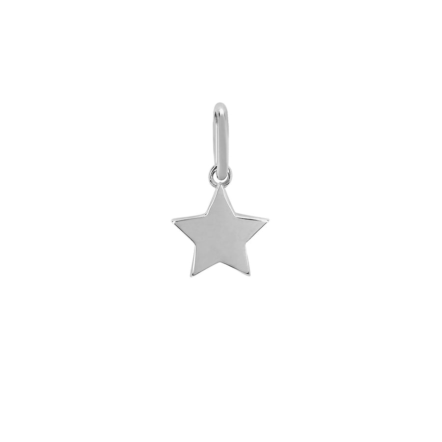 EF Collection Star Pendant - White Gold - Charms & Pendants - Broken English Jewelry