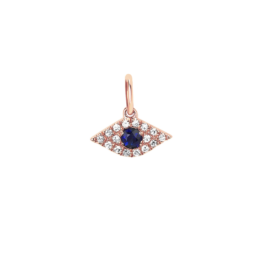 EF Collection Eye Diamond Pendant - Rose Gold - Charms & Pendants - Broken English Jewelry