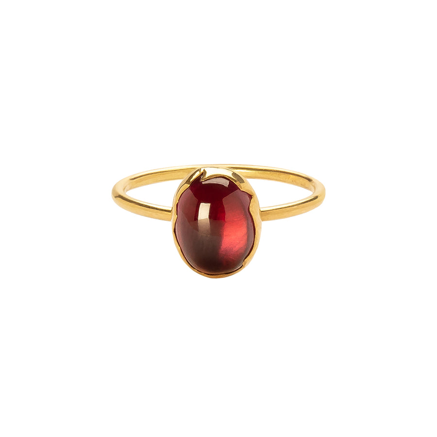 Annette Ferdinandsen Egg Stacker Ring - Pink Tourmaline - Rings - Broken English Jewelry