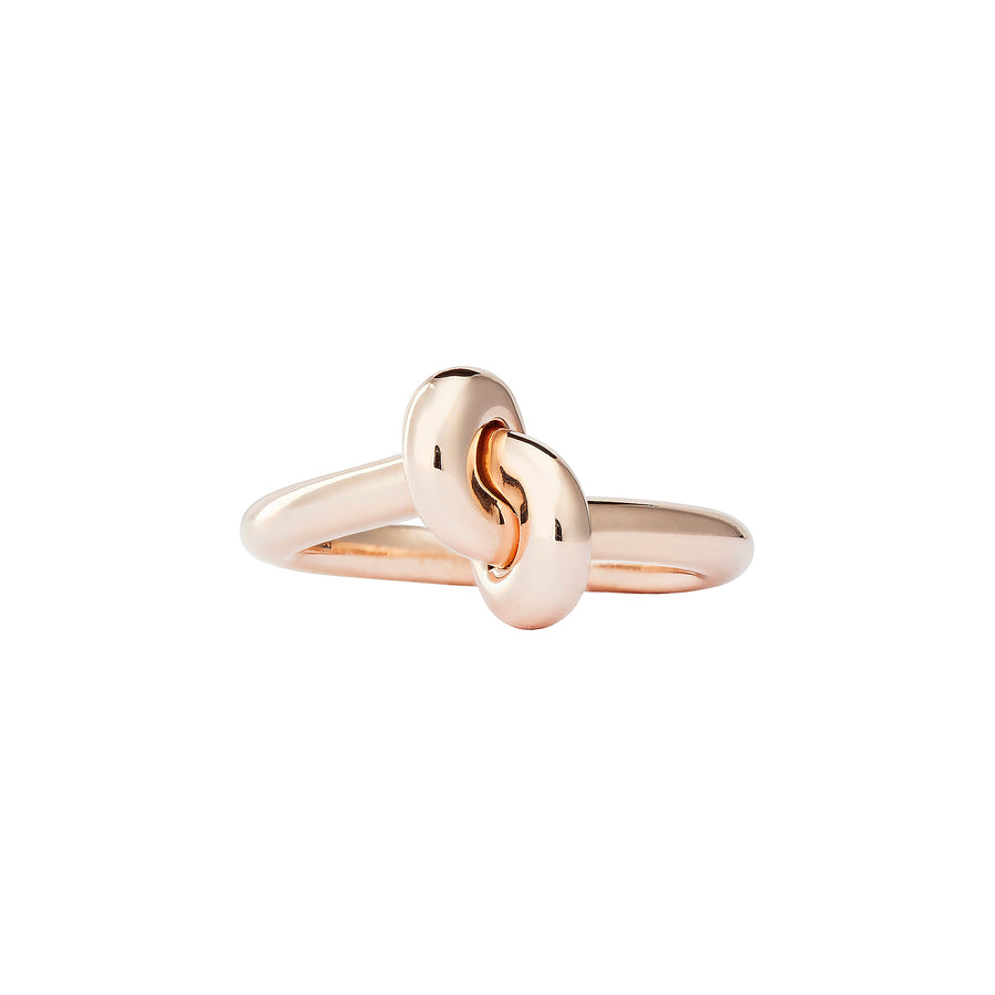 The Small Legacy Knot Ring Rose Gold - Main Image