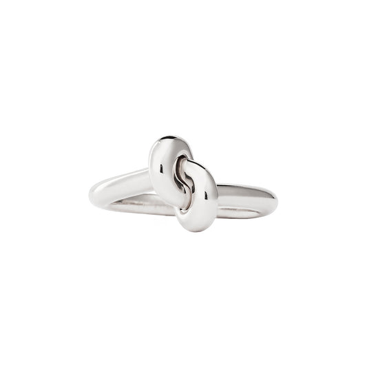 The Small Legacy Knot Ring - White Gold - Main Img