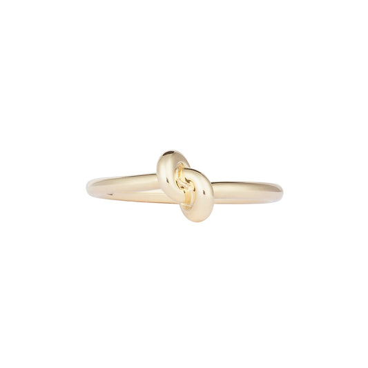 The Mini Legacy Knot Ring - Yellow Gold - Main Img