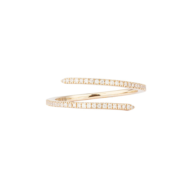 Engelbert Diamond Yellow Spin Ring - Broken English Jewelry