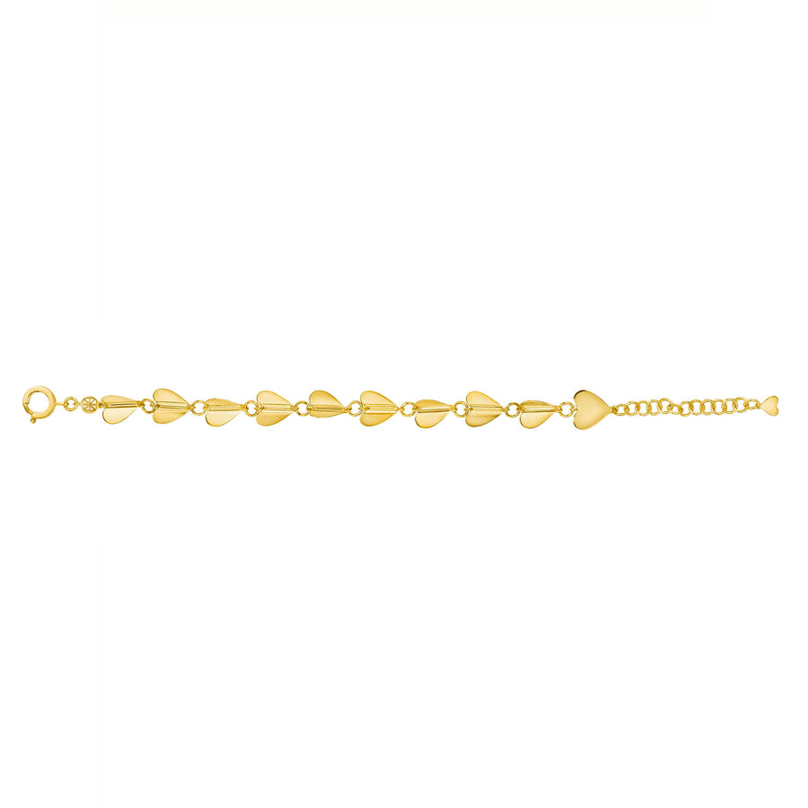 Cadar Wings of Love Bracelet - Gold (M) - Broken English Jewelry