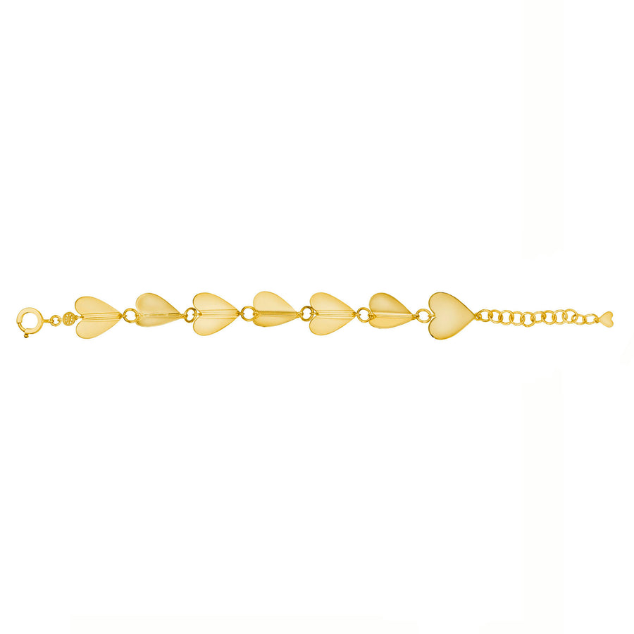 Cadar Wings of Love Bracelet - Gold (L) - Broken English Jewelry