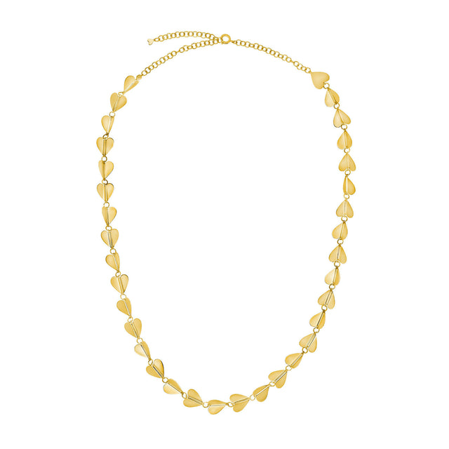 Cadar Wings of Love Large Necklace - Yellow Gold - Necklaces - Broken English Jewelry
